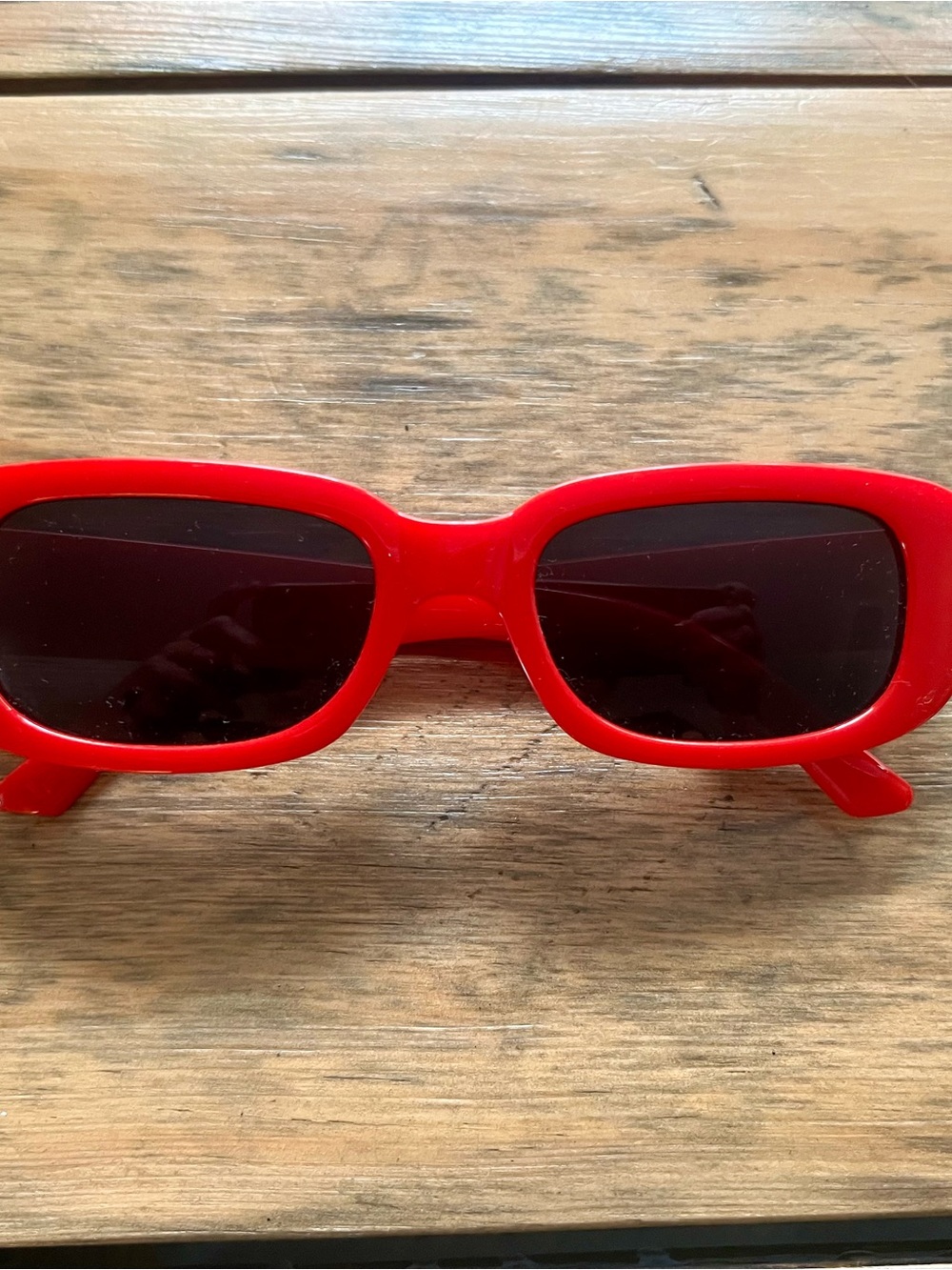 Fun Red sunglasses w/ homemade sunglasses case